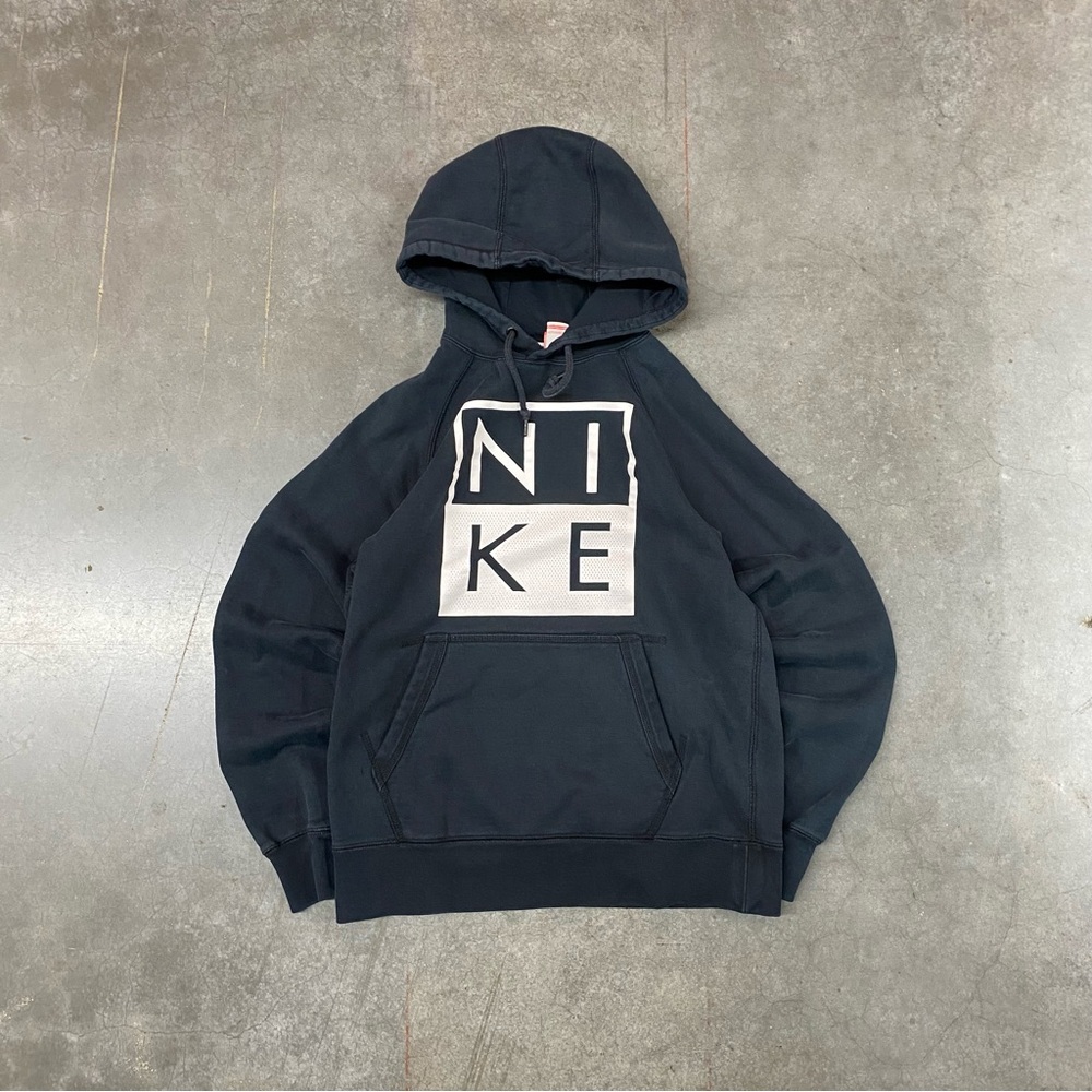 Nike Box Logo Black Hoodie Men’s M
